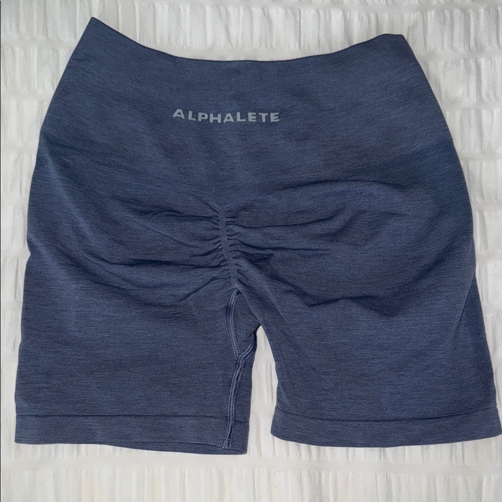 Alphalete Women's French Blue 4.5” Bike Shorts